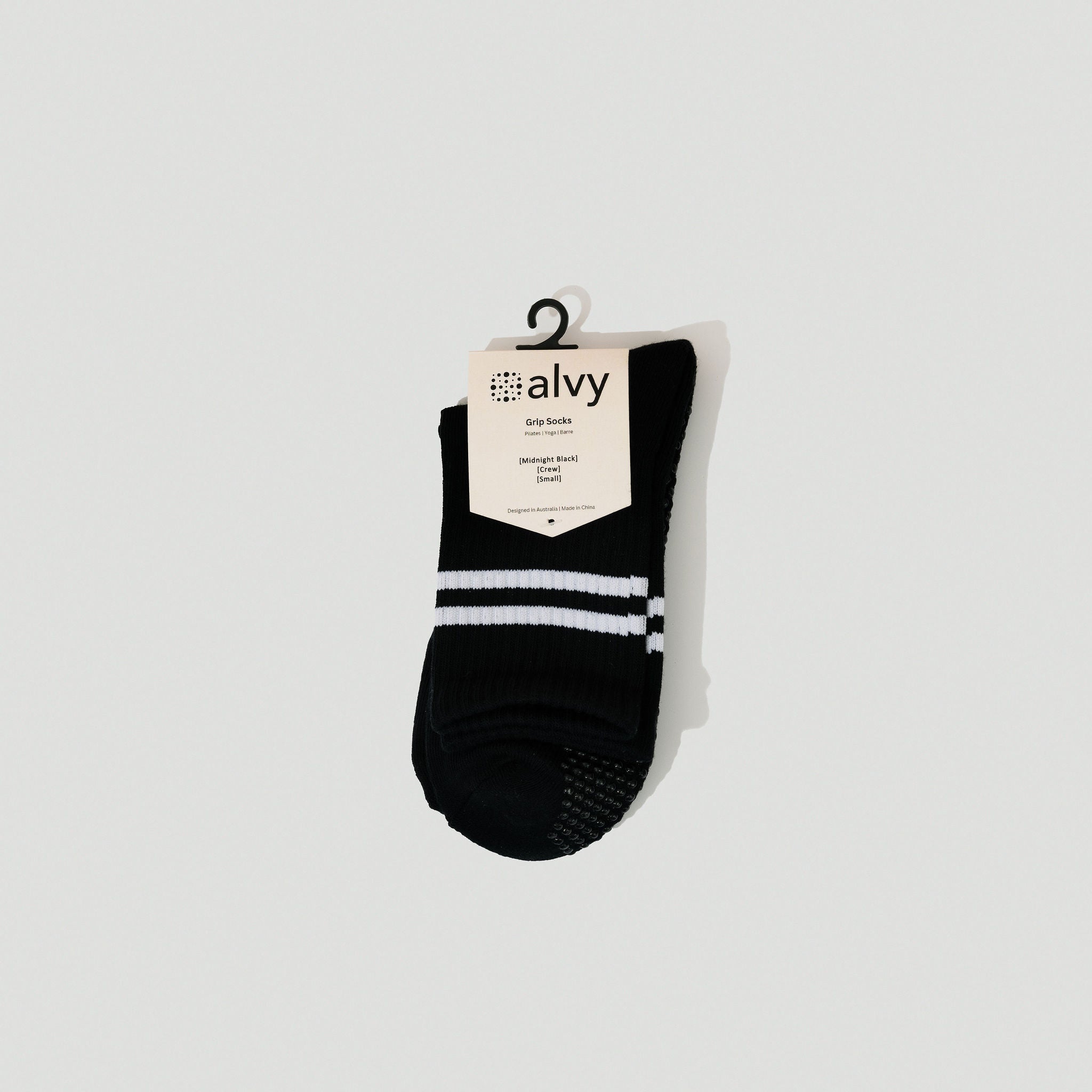 Alvy midnight black pair packaged