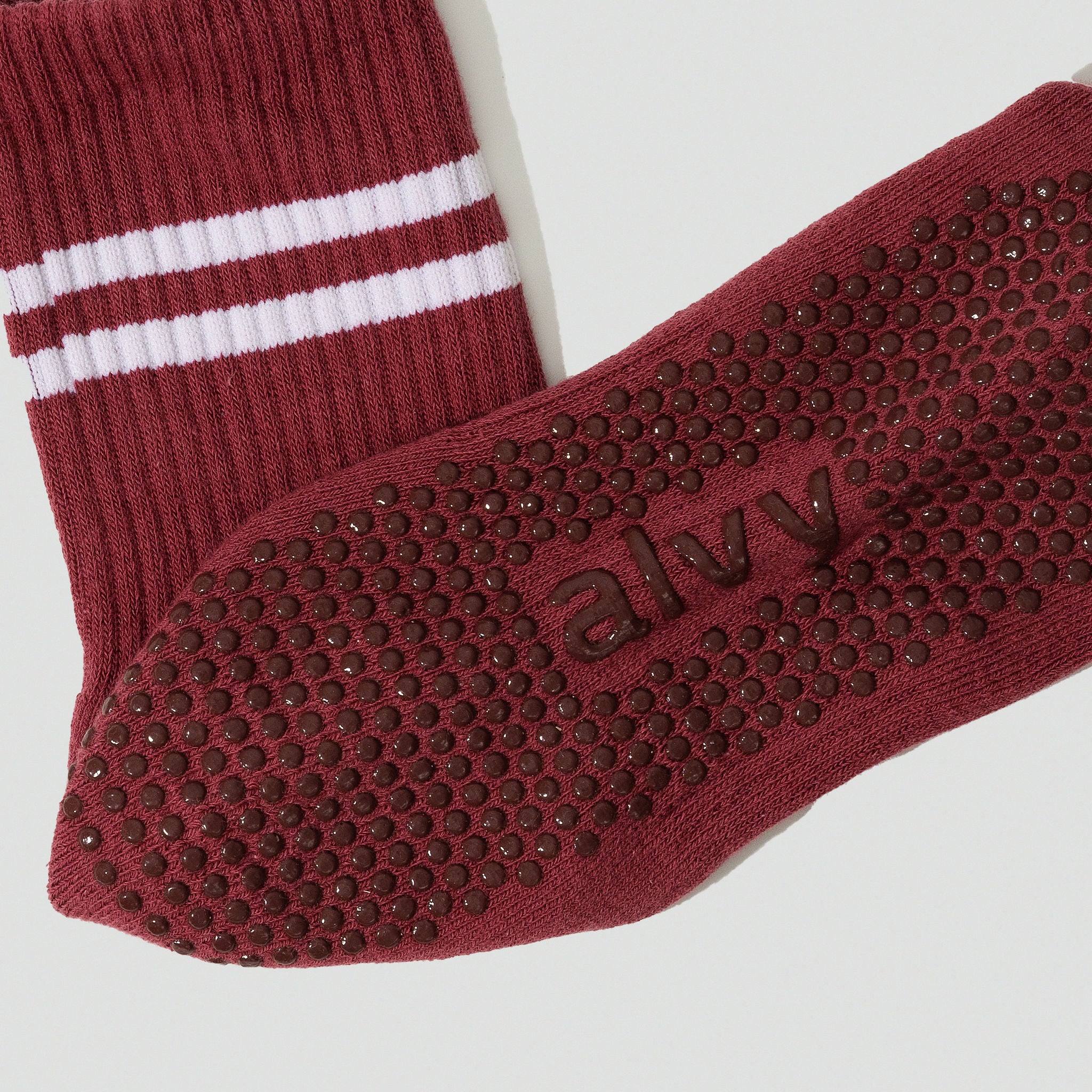 alvy crew grip sock rose