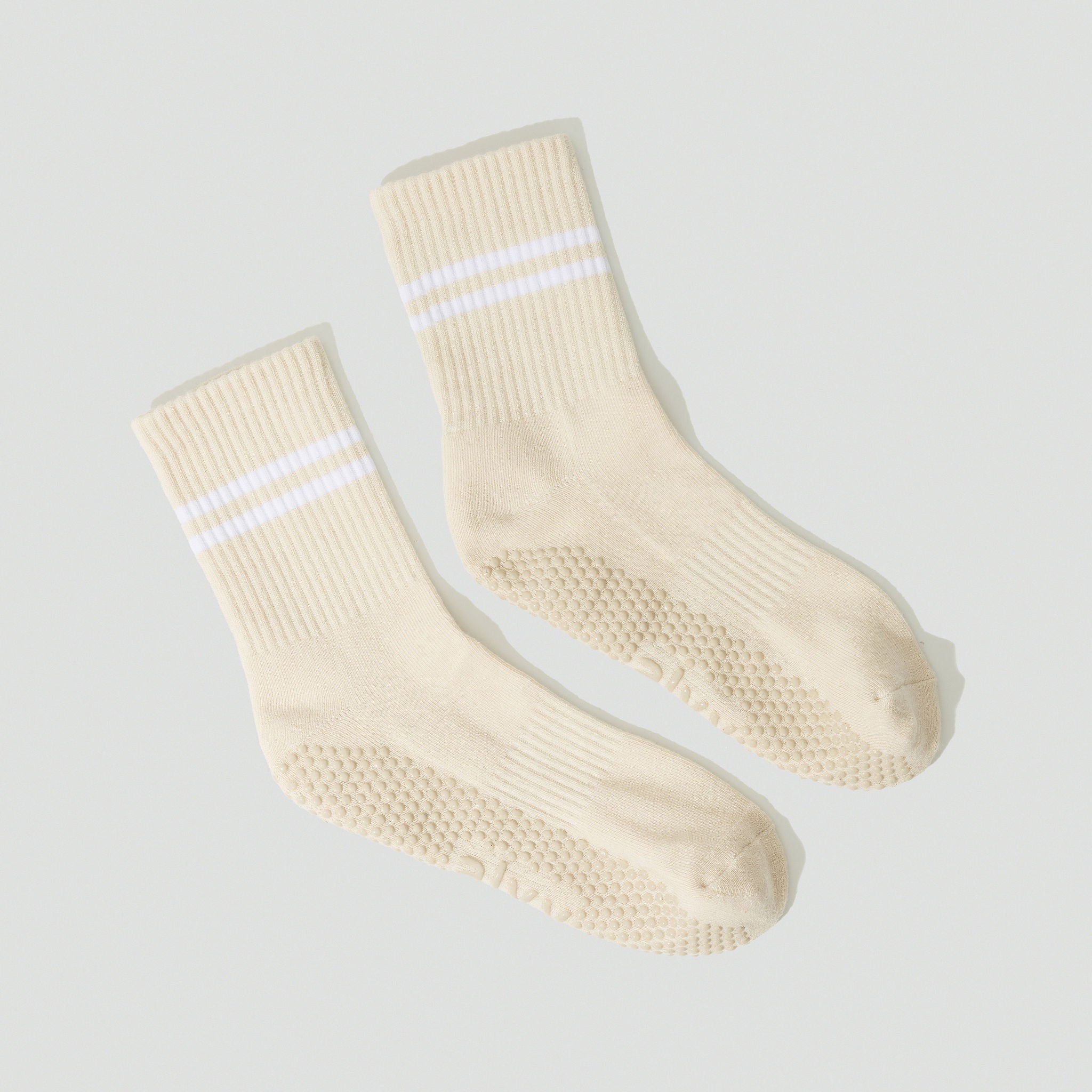 alvy crew grip socks winter ivory