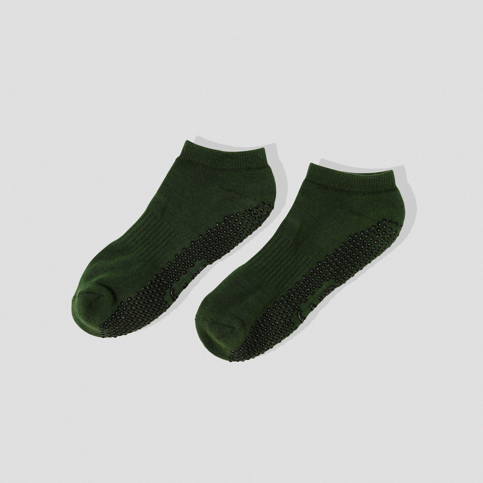 Alvy Pilates grip sock low-rise green